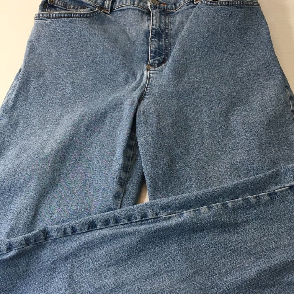 Lauren Jeans Co. Women's 5-Pocket Jeans - Classic Blue - Size 6 - EUC